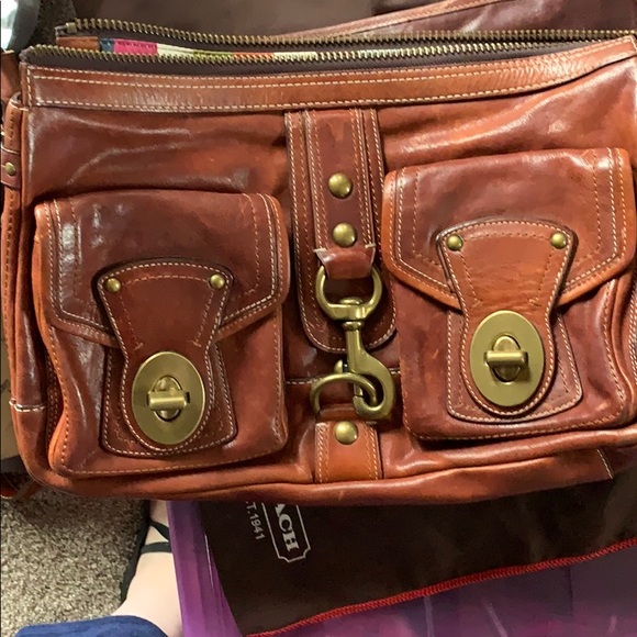 Coach brown leather purse - Picture 8 of 8